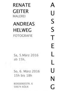 Ausstellung Andreas Hellweg