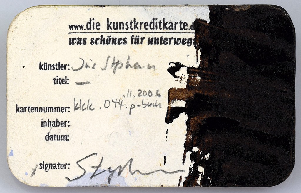 Iris Stephan - Kunstkreditkarte - 044.p-buch.ii.2006 Rückseite